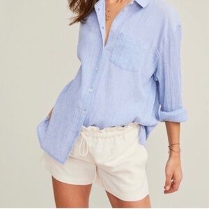 NWT Hatch Maternity Lula linen blend short